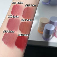 Art Value Butterfly Contract Velvet Lip Clay, gloss à lèvres liquide longue tenue, imperméable et hydratant, nude et rose pour les filles blanches