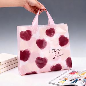 Custom Flexo Print Plastic <b>Tote</b> <b>Bags</b>, Customizable Waterproof Shopping <b>Bags</b> for Garment, Cosmetics & Party Gift Packaging - Product Image 1