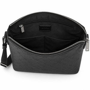 Sac bandoulière vertical en cuir PU pour homme, étanche, avec sangle réglable, pour tablette, personnalisable par fournisseur OEM - Product Image 2