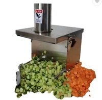 200 Kg/u Industriële Groenten Snijmachine Raapradijs Appel Mango Kubus Machine Dragon Fruit Dicer Snijmachine