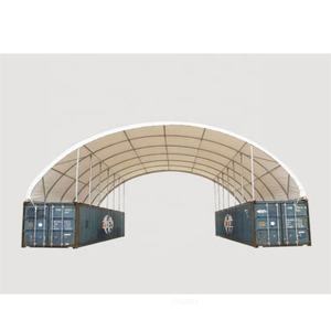 Vente en gros usine Tente dôme conteneur extérieur 20ft 40ft pour abri de voiture, garage, entrepôt, hangar - Product Image 5