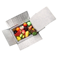 Sac thermique recyclable populaire 2026, panneaux de boîte de luxe, boîte d'expédition en mousse isolante, doublures en laine pour 72 heures