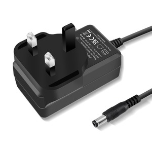 <b>12V</b> 1A UK <b>Plug</b> Power Adapter For Routers LED Strip Lights Heated Belts With Ce RoHS Certification - Product Image 2