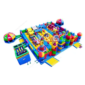 Y G Manufacturing Durable And Non Deformable Inflatable Bouncer Rental Amusement Park Inflatable Indoor Inflatable Theme Park