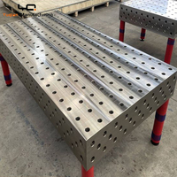 Table de soudage 3D de précision D28 trous - Acier nitrué électrolytiquement, surface nitruée sans rouille