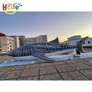 Büyük deniz hayvan dekorasyon dev şişme balina köpekbalığı