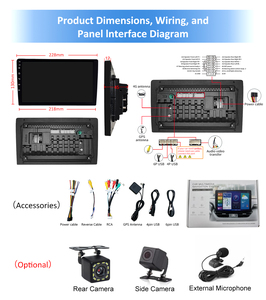 Reproductor de DVD PORTÁTIL ESTÉREO para <span class=keywords><strong>coche</strong></span> con navegación automática Android de 4 núcleos de 9 pulgadas con GPS DSPBT RGB pantalla TFT de Audio de alta resolución para Perodua - Product Image 4