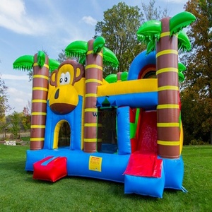 Grande bouche singe heureux <span class=keywords><strong>monde</strong></span> animal thème château gonflable jeu populaire nouvelle conception gonflable rebondissant <span class=keywords><strong>maison</strong></span> avec toboggan - Product Image 2