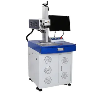 Máquina de marcação a laser do galvo 20w 30w 50w desktop rf, máquina de marcação para garrafas de animal de estimação, couro de plástico e madeira