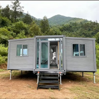 Maisons préfabriquées pliables et extensibles isolées pour habitation, livrables en kit, à prix compétitifs, fabriquées en Chine
