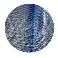 Rot blauer Jacquard Carbon Kevlar Hybrid Stoff