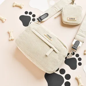 SinSky New Design Cord Dog Mom Bag Hot selling Leisure Dog Walking Bag Light Weight Walking Dog Treats Bags