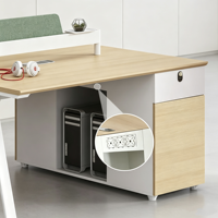 Ensemble de chaises de bureau minimalistes modernes pour poste de travail modulaire 2/4/6 personnes, cloison de bureau, poste de travail informatique pour personnel