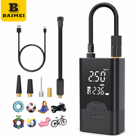 BAIMEI Compresseur d'air portable rechargeable numérique pour moto, vélo, vélo électrique, trottinette – Vente en gros OEM