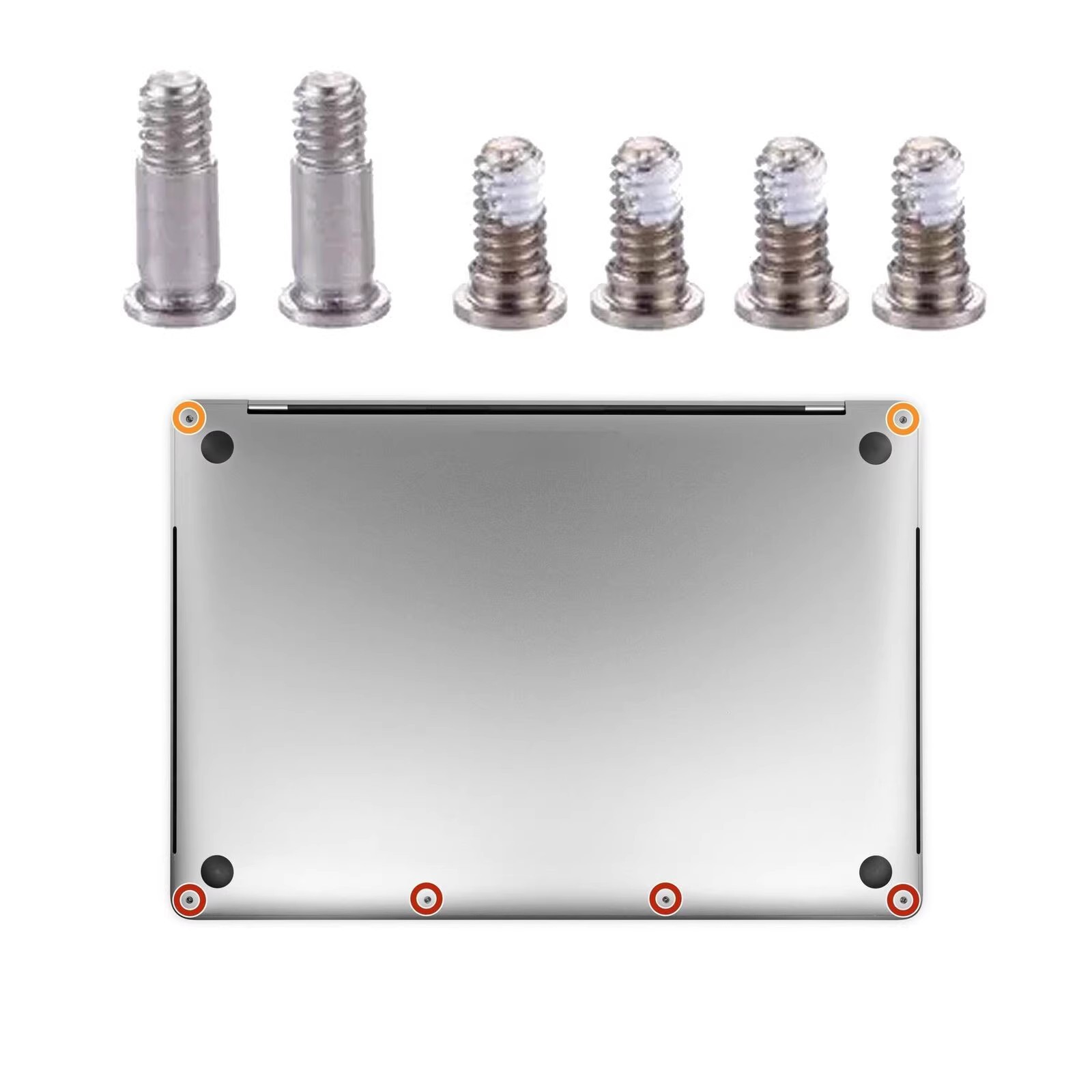 JUEGO DE TORNILLOS CARCASA MACBOOK AIR A1369 A1466 A1370 A1465 MC505 MC506 MC968 MC969 MD231