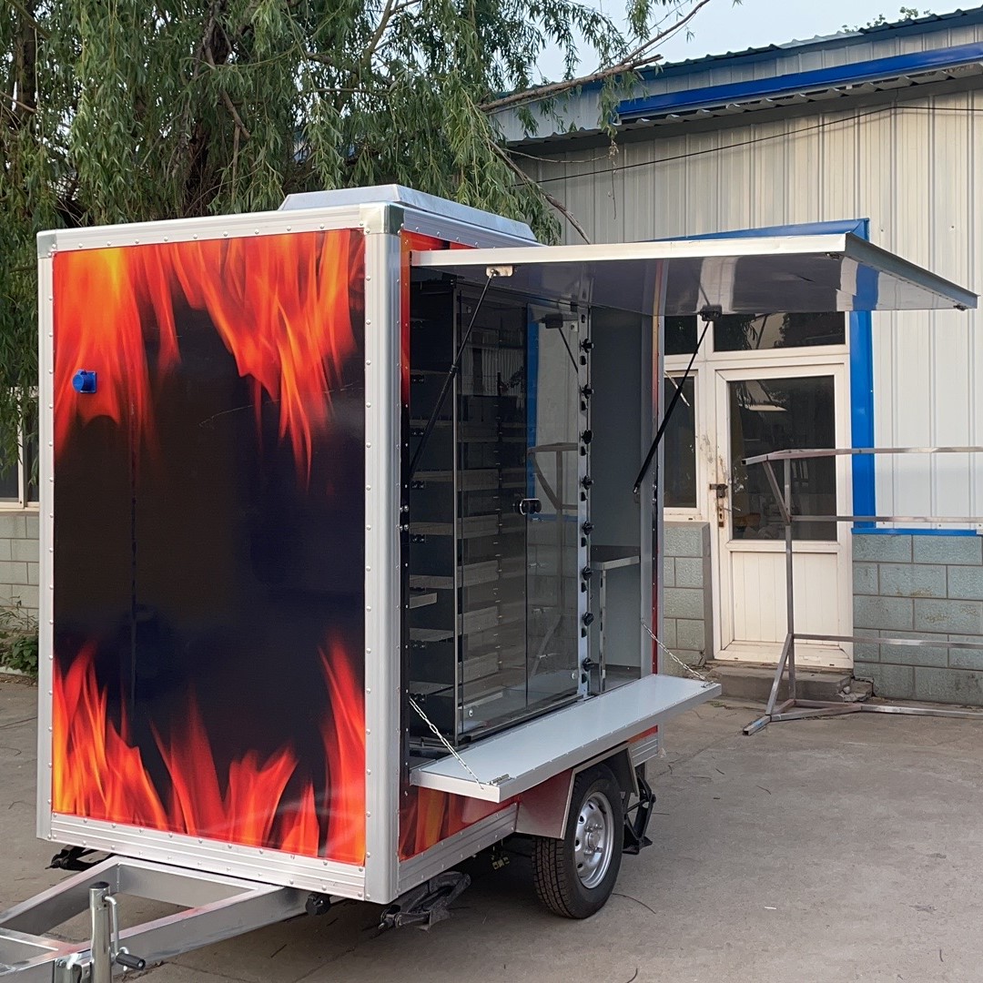 mobile chicken rotisserie