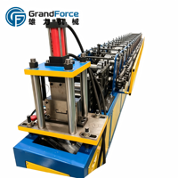 Machine de profilage à grande vitesse pour la fabrication de profilés en C personnalisés pour la pose de panneaux solaires, contrôlée par PLC, pour matériaux de construction complets
