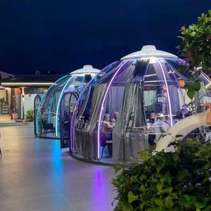 Dôme préfabriqué en polycarbonate de 5,1 mètres de diamètre pour le glamping et les événements, vente chaude - Product Image 1