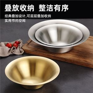 Stainless Steel Salad Bowl 18-18.9cm Durable Food Safe For Adults - Product Image 5