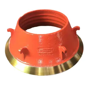 High manganese steel castings long wear-resistant time cone crusher parts bowl liner