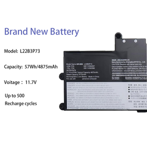 레노버 씽크패드 X1 카본 12세대 2-in-1 9시리즈용 노트북 배터리 L22C3P76 L22D3P77 L22M3P77 L22B3P73 - Product Image 2