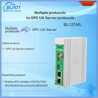 BL121ML Modbus IEC104 DL/T645 BACnet/IP MS/TP vers OPC UA Passerelle IoT pour 4.0 industriel