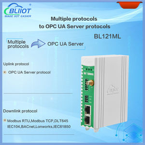 BL121ML Modbus IEC104 DL/T645 BACnet/IP MS/TP至OPC UA物联网网关，用于工业4.0 - Product Image 2
