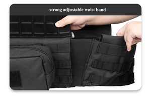 Gilet Tattico all'Ingrosso con Sgancio Rapido, Resistente agli Urti, Elastico e Regolabile in Vita per Softair - Product Image 4