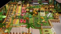 2000 ㎡   Parc d'attractions et de sports intérieur sur le thème de la jungle, labyrinthe, centre de jeux pour enfants, projet clé en main