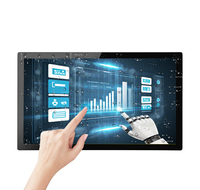 Moniteur tactile capacitif à cadre ouvert industriel Besview de 27 pouces avec interfaces USB/DVI - Pour usage professionnel