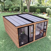 Cabane préfabriquée avec salles de bain, maison conteneur mobile et transportable