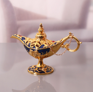 Pantalla creativa que desea la lámpara mágica Aladdin lámpara mágica de Metal decoración del hogar regalo de inauguración - Product Image 4