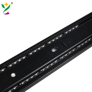 Yuxing <span class=keywords><strong>mepla</strong></span> Ngăn kéo trượt 3 gấp van điều tiết giỏ ngăn kéo kênh đẩy để mở ẩn Kính thiên văn đường ray mềm đóng Ngăn kéo trượt - Product Image 3