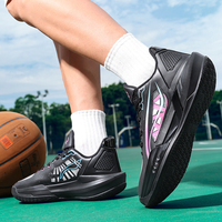 Offre Spéciale chaussures de course à la mode antidérapantes chaussures de sport pour hommes amorti chaussures de basket-ball respirantes