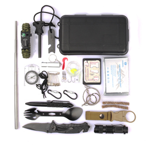 Kit de Herramientas Multiusos para Acampar, Kit de Supervivencia de Emergencia para Exteriores, para Senderismo y Camping - Product Image 2