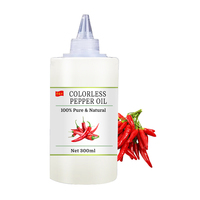 Vente en gros d'usine : Huile d'extrait de capsicum incolore naturel pur pour additifs alimentaires et mélanges d'épices