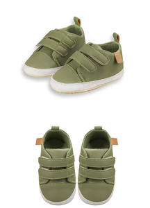 Lente Herfst pasgeboren sport klittenband PU-leer babykrab zachte antislip jongensschoenen unisex 0 tot 18 maanden - Product Image 6