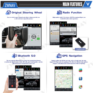 Pantalla ZWNAV Tesla para Dodge RAM 1500 2500 2008 2009 2010 2011 2012 2013-2019 <span class=keywords><strong>Android</strong></span> 11 reproductor GPS unidad Auto Audio Radio Estéreo - Product Image 4