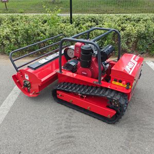 Y10-1000 GPS hoàn toàn tự động 24V không dây DIESEL flail lawnmower Zero lần lượt 800-1000-1200mm điều khiển từ xa cỏ Máy cắt - Product Image 2