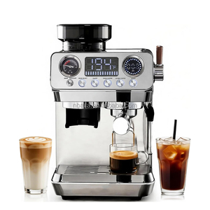 Macchina per Caffè Espresso Domestica Digitale Aifa in Acciaio Inox 1350W con Serbatoio per Latte <span class=keywords><strong>Russo</strong></span>, per Caffè Freddo, Latte e Cappuccino - Product Image 2