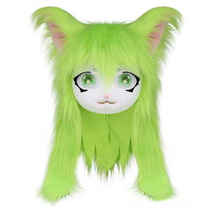 Máscara de Cabeza de Bestia Kigurumi para Halloween, Disfraz de Gato Animal, Anime Lolita, Casco de Calavera Kig, Accesorio de Disfraz para Fiesta de Carnaval, Regalos - Product Image 4
