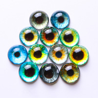 Oeil de poupée en verre 8-30mm pour enfant, jouet dinosaure, animal, décoration artistique, galets de verre