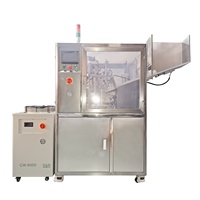 Remplissage de tube souple en plastique entièrement automatique à grande vitesse scellant de remplissage de tube de machine de cachetage d'air chaud