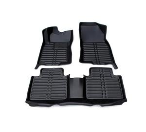 Tapis de sol en caoutchouc robuste - (beige) Tapis en cuir 3D/5D / Tapis de <span class=keywords><strong>voiture</strong></span> 3D dédié à la Dodge Challenger - Product Image 5