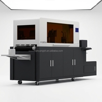 Imprimante jet d'encre FY-VJET350 2023 automatique pour papier couché, cartes de visite, emballages cartonnés, vernis UV, nouvelle technologie de passage unique
