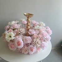 Bunga Mawar dan Hydrangea Buatan Tangan untuk Dekorasi Pernikahan dan Ulang Tahun Pernikahan