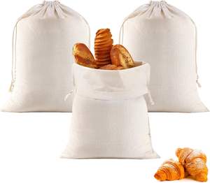 Sac à pain personnalisé réutilisable en cire d'abeille avec fermeture Velcro, sac à pain en cire d'abeille pour levain - Product Image 1