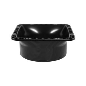 Zwart Pvc Plastic Duct Verbinding Fittings Voor Luchtcirculatie Verdikte Vierkante Flens - Product Image 3