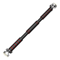 Barre de traction murale en acier pour usage domestique, sans perçage, robuste, électroplaquée, pour la maison, simple/double Kj Ll00244