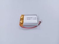 Batterie polymère lithium-ion rechargeable personnalisée 802428 3,8 V 580 mAh pour lunettes 3D, montre connectée, GPS